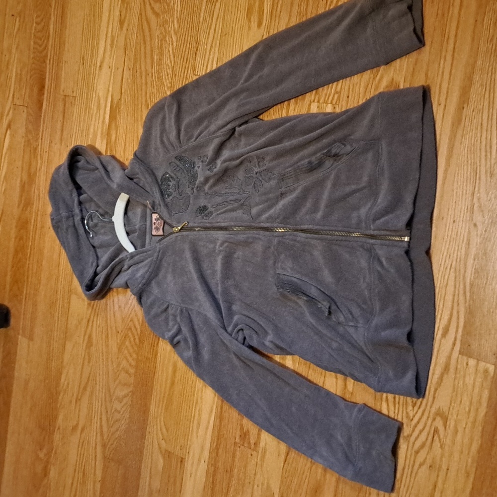 Vintage Juicy Couture gray zip